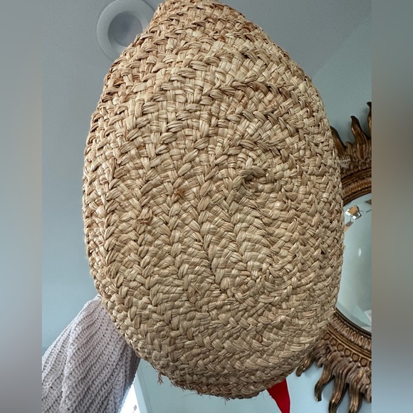 Kate Spade Point Breeze Coal Straw Tote Bag - Picture 5 of 6